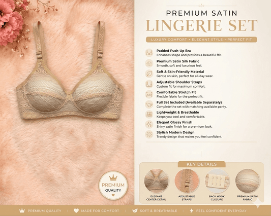 Skin Beige Lace Non-Padded Full Coverage Bra for Women | Pakistan
