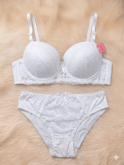 Lace Padded Bra & Panty Set for Women – Soft Lingerie Set | Pakistan