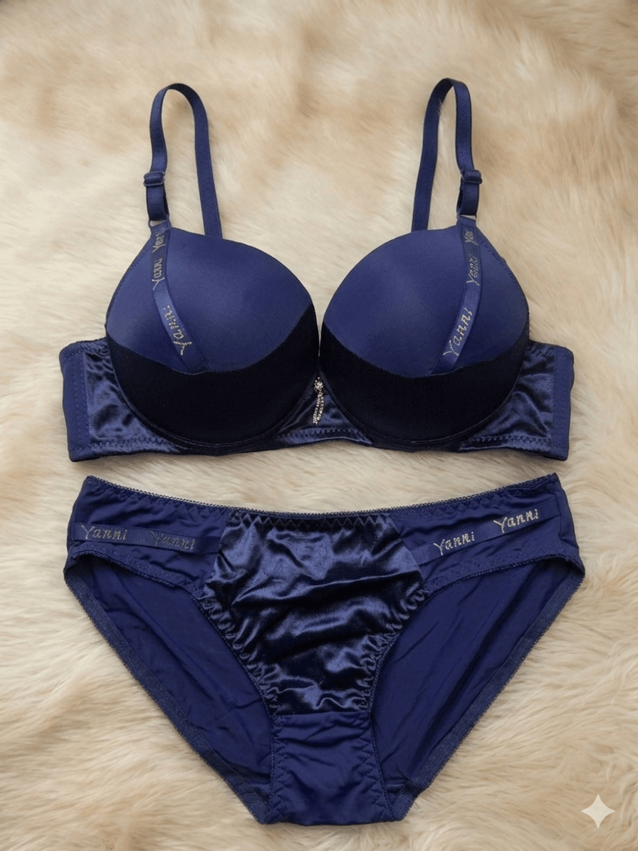 Satin Padded Bra & Panty Lingerie Set for Women | Buy Online Pakistan