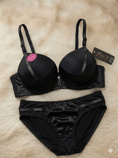 Satin Padded Bra & Panty Lingerie Set for Women | Buy Online Pakistan